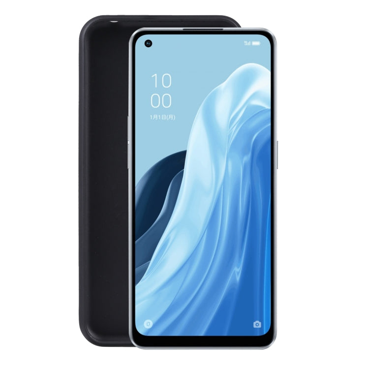For OPPO Reno7 A TPU Phone Case(Black)