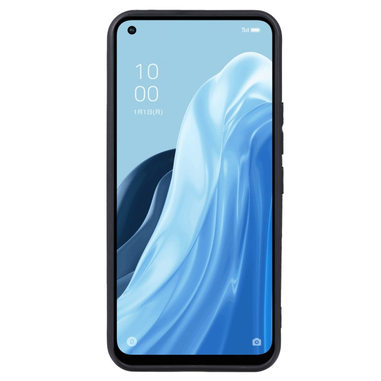 For OPPO Reno7 A TPU Phone Case(Black)