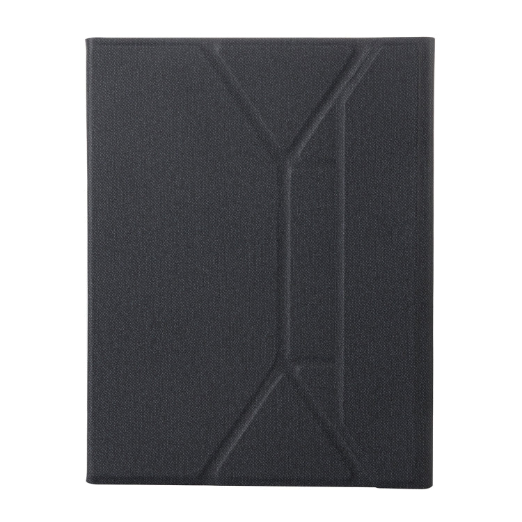 T01S Integrated Bluetooth Keyboard Leather Case with Backlight & Touchpad & Holder For iPad Pro 11 2021 / 2020 / 2018(Black)