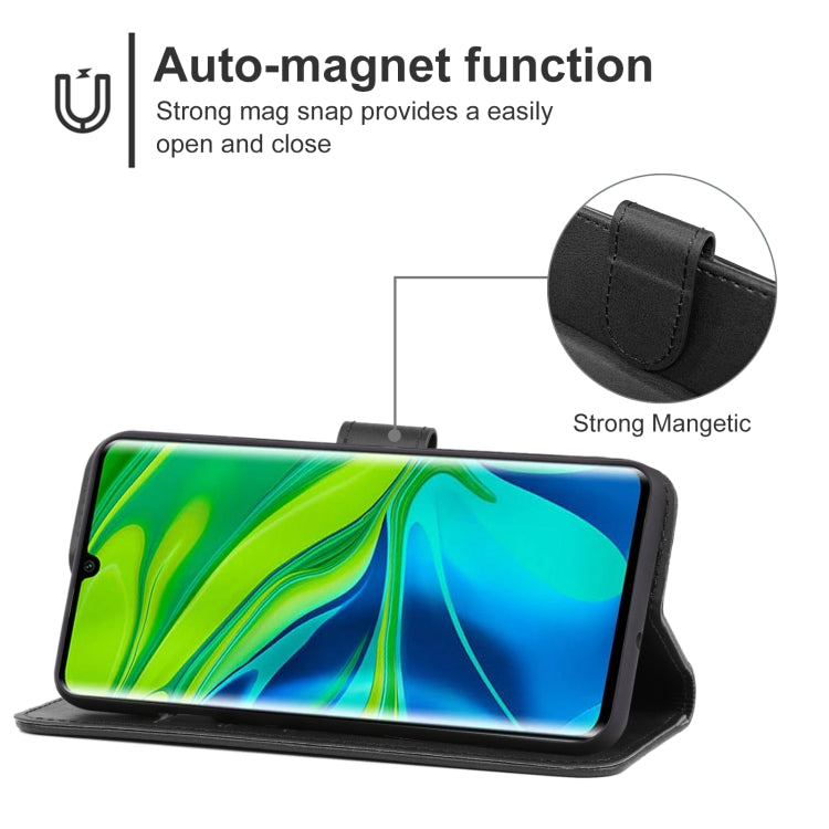 For Xiaomi Mi CC9 Pro Leather Phone Case