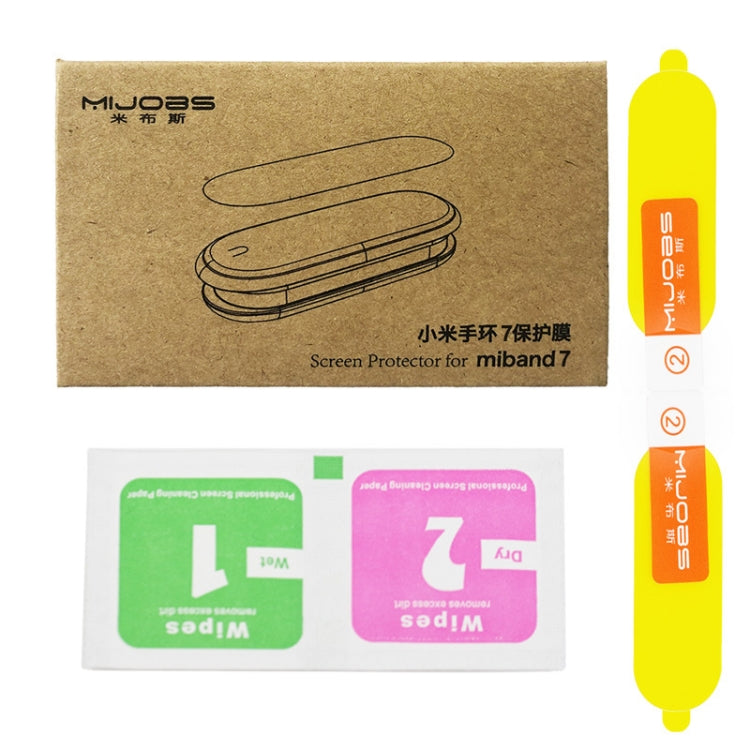 For Xiaomi Mi Band 7 / 8 2PCS MIJOBS Smart Watch TPU Hydrogel Film