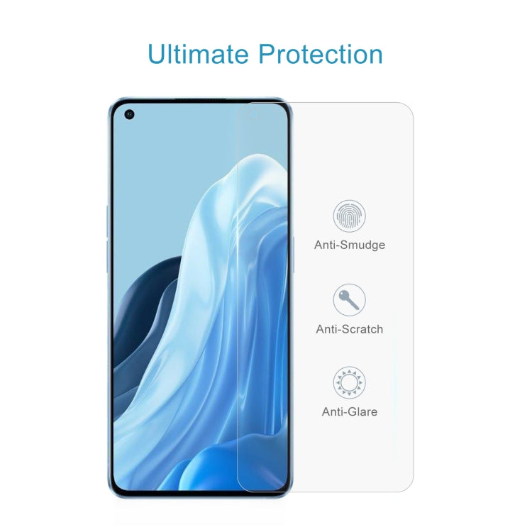 0.26mm 9H 2.5D Tempered Glass Film For OPPO Reno7 A