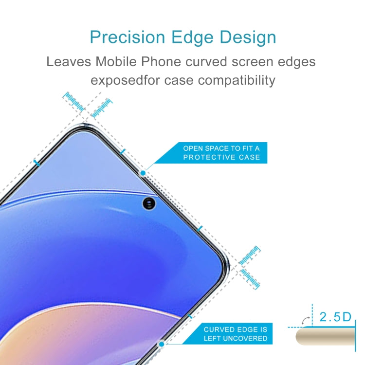 50 PCS 0.26mm 9H 2.5D Tempered Glass Film For Huawei nova Y90