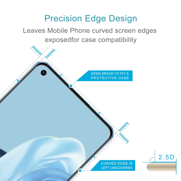 50 PCS 0.26mm 9H 2.5D Tempered Glass Film For OPPO Reno7 A