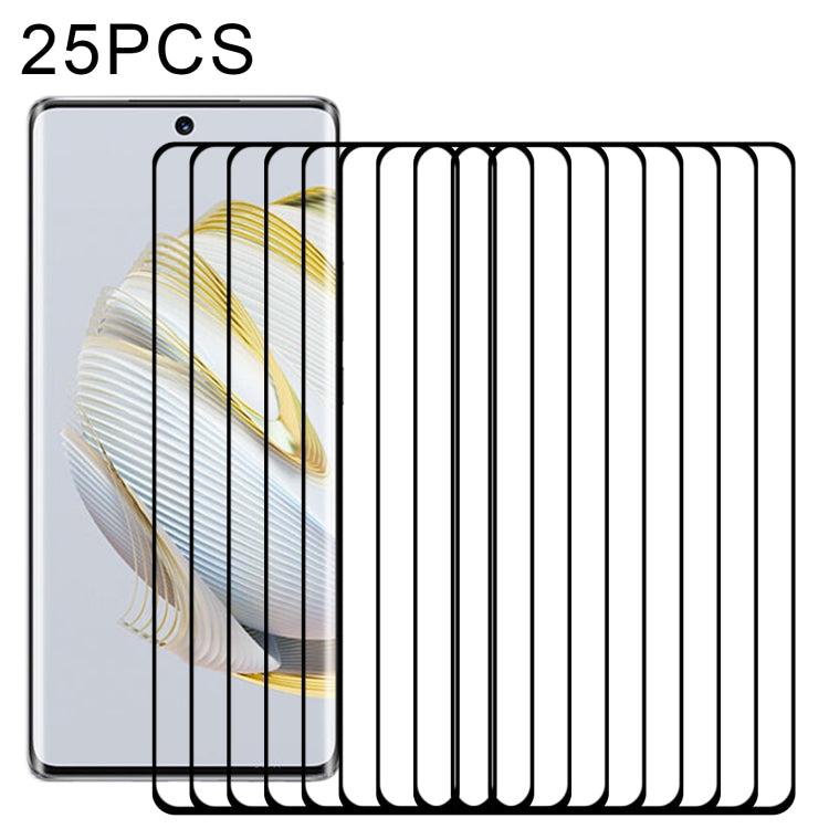 25 PCS 3D Curved Edge Full Screen Tempered Glass Film For Huawei nova 10