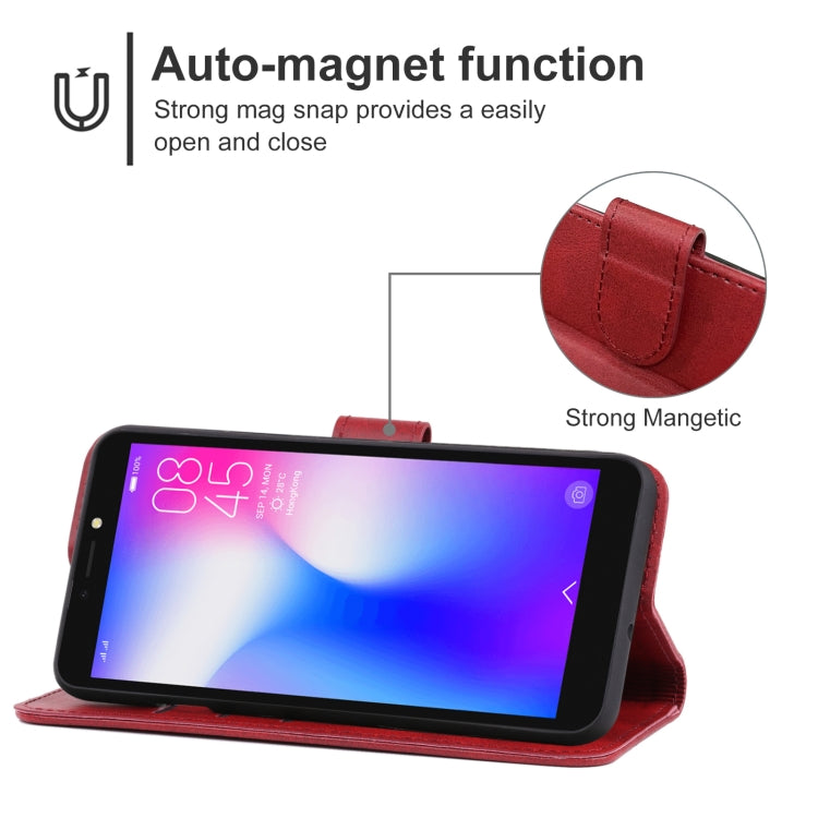 For Tecno Pop 2 Pro Leather Phone Case