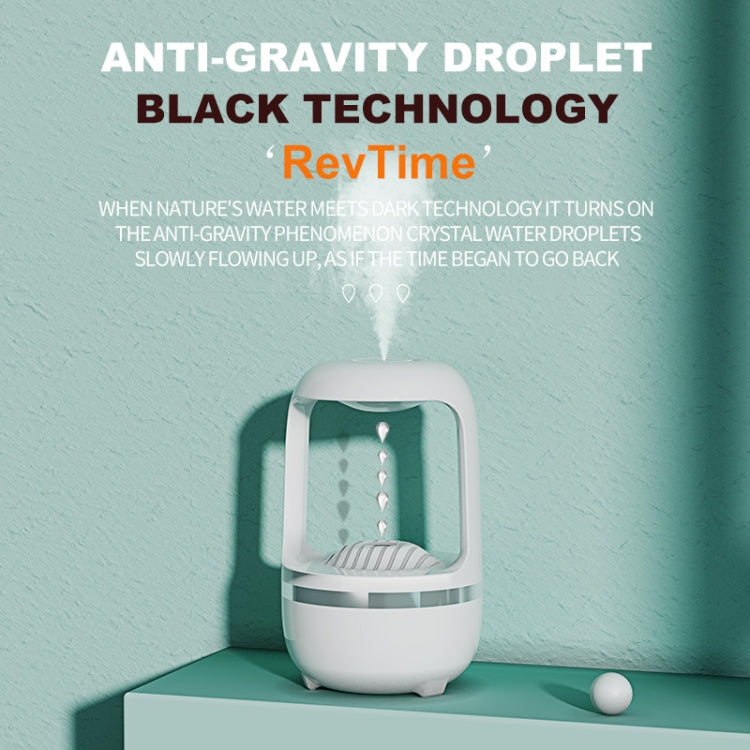 Anti-gravity Spray Water Droplet Humidifier(White)