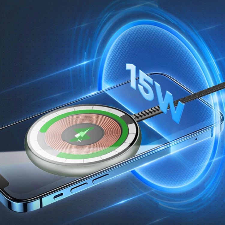 WiWU M14 Transparent Magnetic Wireless Charger