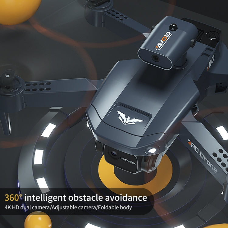 JJR/C H106 WiFi FPV 4K Three-sided Obstacle Avoidance Remote Control Quadcopter, Model:Dual Cameras
