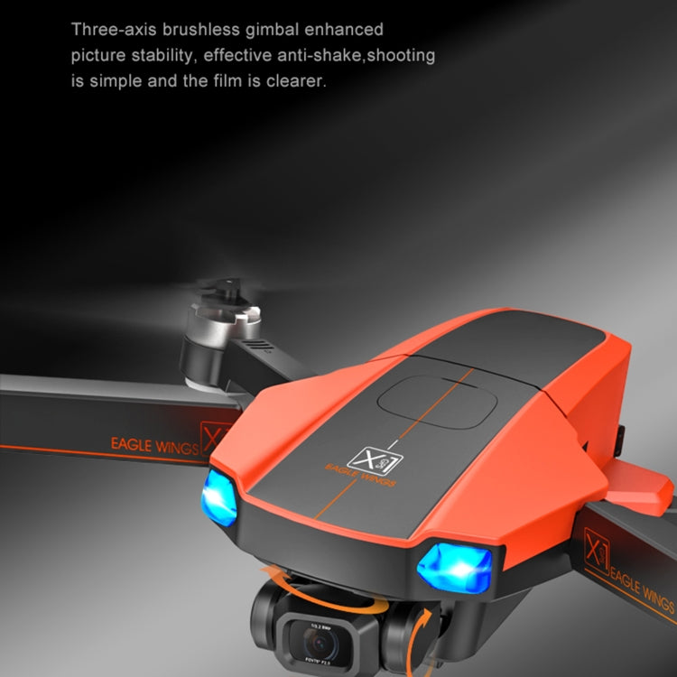 JJR/C X22 6K HD GPS 5G WIFI 3-Axis Gimbal Professional RC Drone, Model:With Obstacle Avoidance