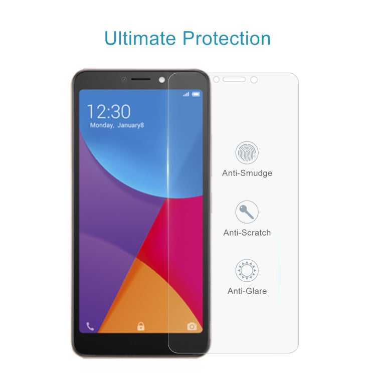 50 PCS 0.26mm 9H 2.5D Tempered Glass Film For Itel P13