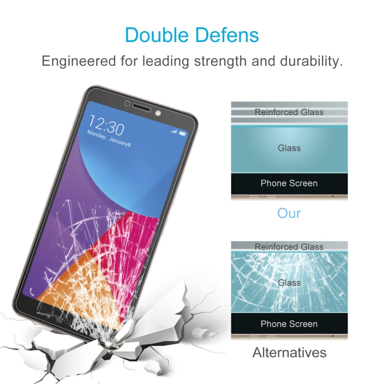 50 PCS 0.26mm 9H 2.5D Tempered Glass Film For Itel P13
