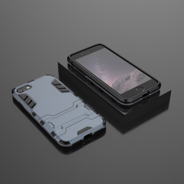 For iPhone SE 2022 / SE 2020 PC + TPU Shockproof Protective Case with Holder