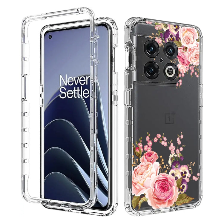 For OnePlus 10 Pro PC+TPU Transparent Painted Phone Case
