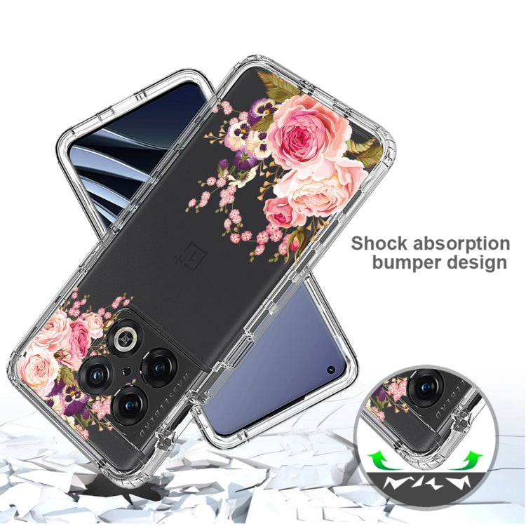 For OnePlus 10 Pro PC+TPU Transparent Painted Phone Case