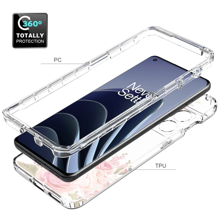 For OnePlus 10 Pro PC+TPU Transparent Painted Phone Case