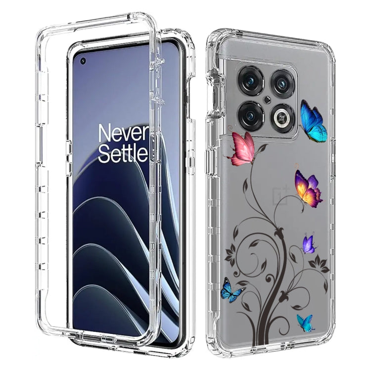 For OnePlus 10 Pro PC+TPU Transparent Painted Phone Case