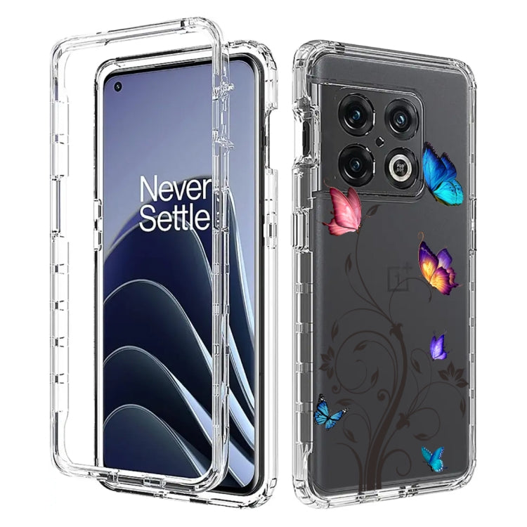 For OnePlus 10 Pro PC+TPU Transparent Painted Phone Case