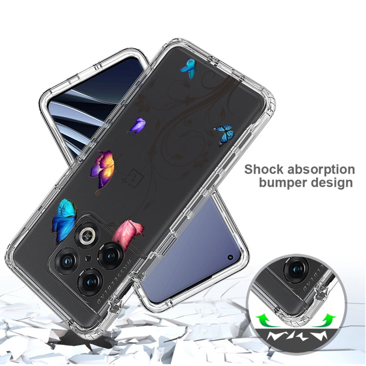 For OnePlus 10 Pro PC+TPU Transparent Painted Phone Case
