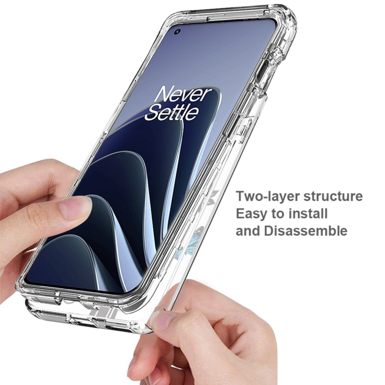 For OnePlus 10 Pro PC+TPU Transparent Painted Phone Case