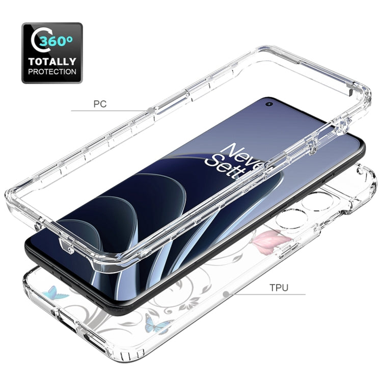 For OnePlus 10 Pro PC+TPU Transparent Painted Phone Case