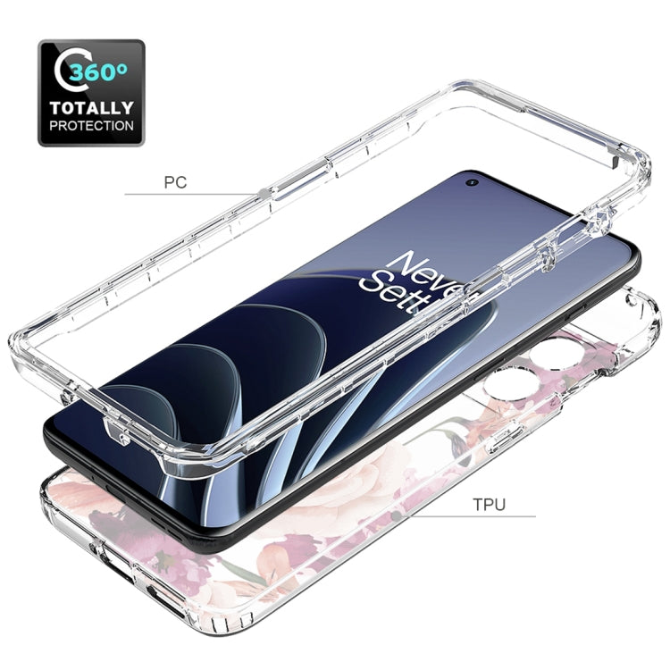 For OnePlus 10 Pro PC+TPU Transparent Painted Phone Case