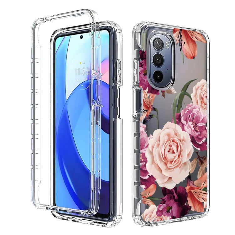 For Motorola Moto G Stylus 5G 2022 PC+TPU Transparent Painted Phone Case