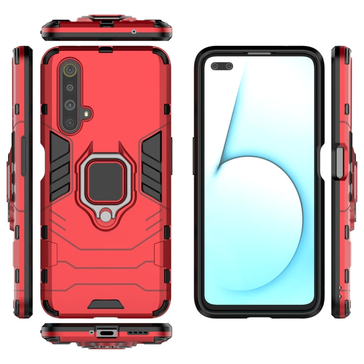 For OPPO Realme X50 5G Shockproof PC + TPU Protective Case with Magnetic Ring Holder