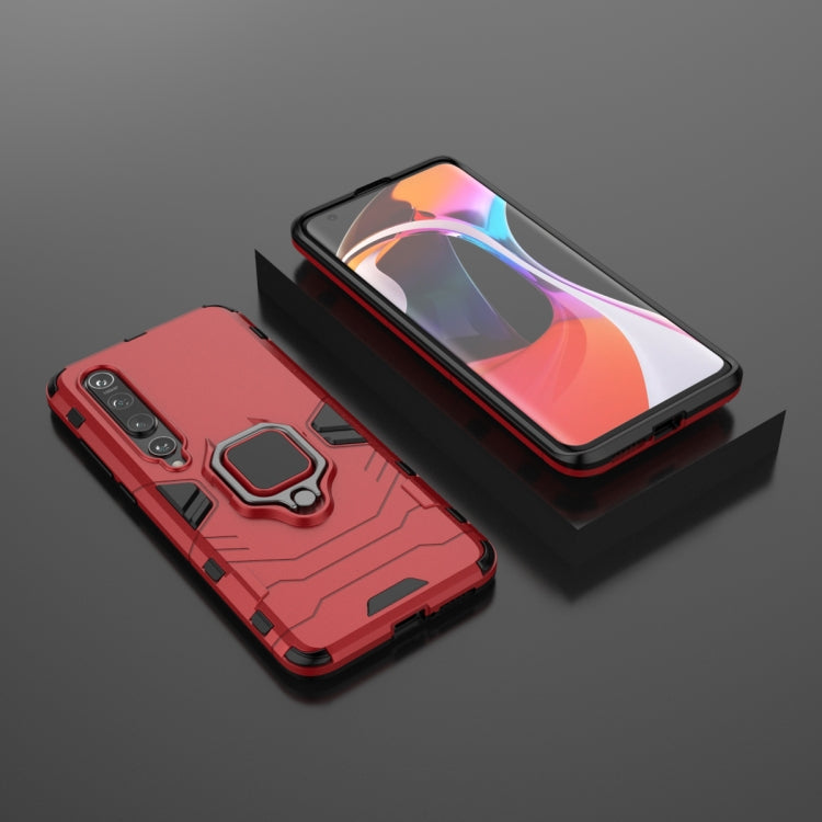 For Xiaomi 10 Shockproof PC + TPU Protective Case with Magnetic Ring Holder