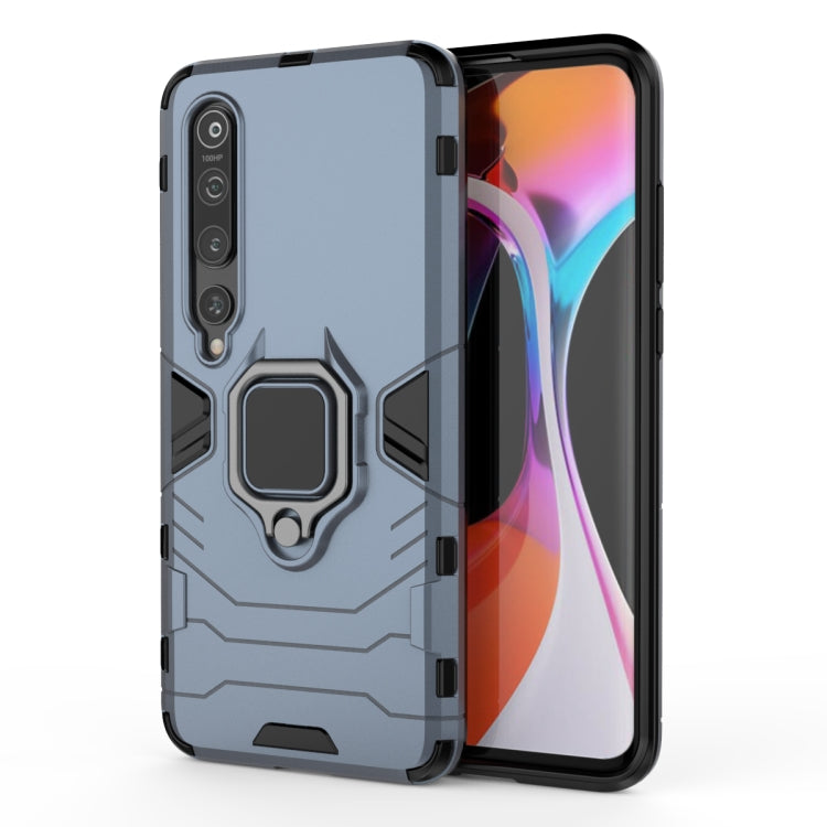 For Xiaomi 10 Shockproof PC + TPU Protective Case with Magnetic Ring Holder