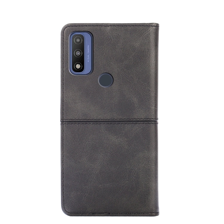 For Motorola G Pure Cow Texture Magnetic Horizontal Flip Leather Phone Case