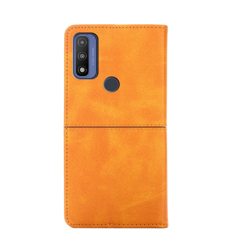For Motorola G Pure Cow Texture Magnetic Horizontal Flip Leather Phone Case
