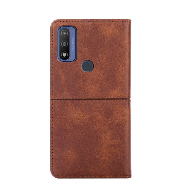 For Motorola G Pure Cow Texture Magnetic Horizontal Flip Leather Phone Case