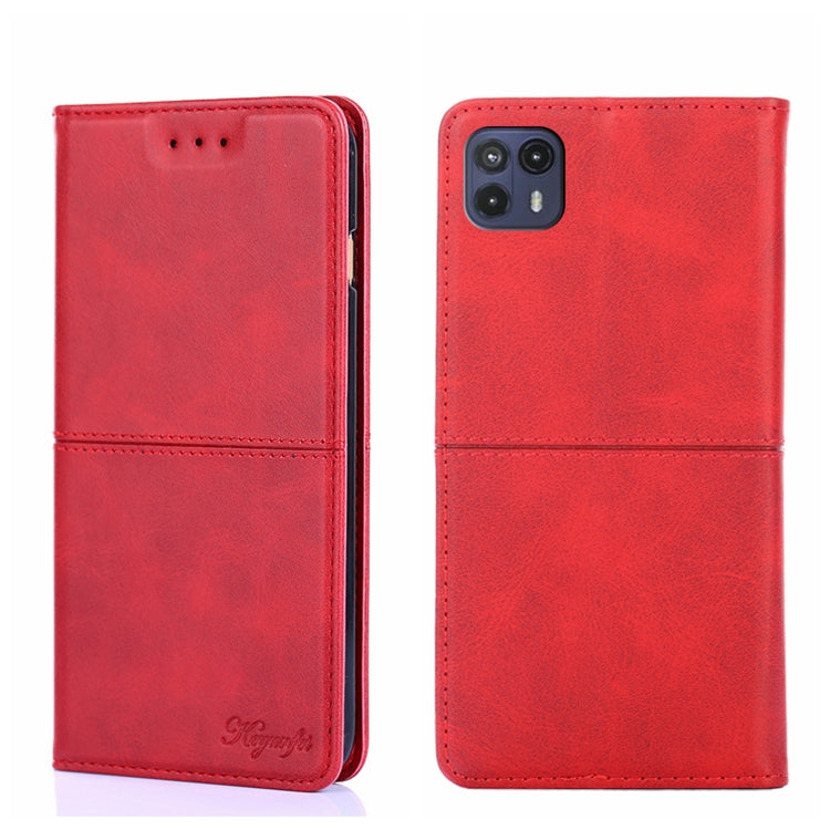 For Motorola Moto G50 5G Cow Texture Magnetic Horizontal Flip Leather Phone Case