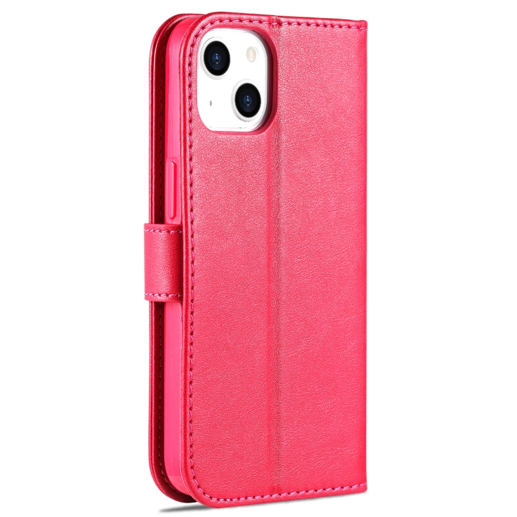For iPhone 14 AZNS Sheepskin Texture Horizontal Flip Leather Case