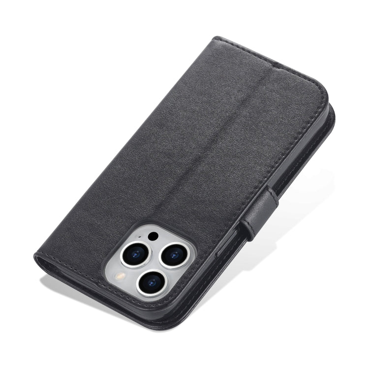 For iPhone 14 Pro AZNS Sheepskin Texture Horizontal Flip Leather Case