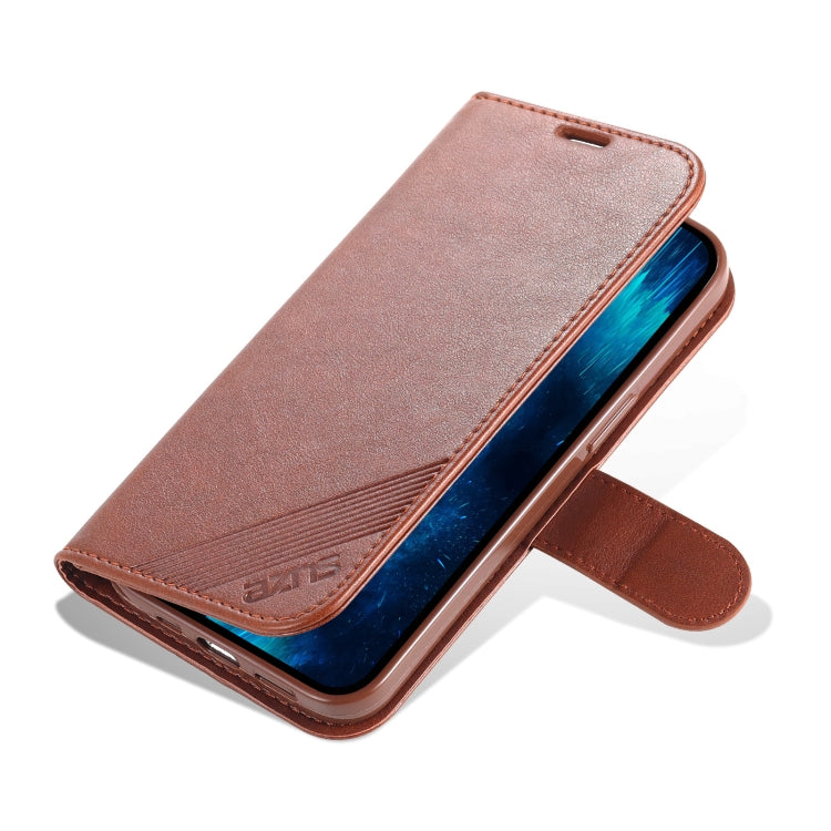 For iPhone 14 Pro AZNS Sheepskin Texture Horizontal Flip Leather Case