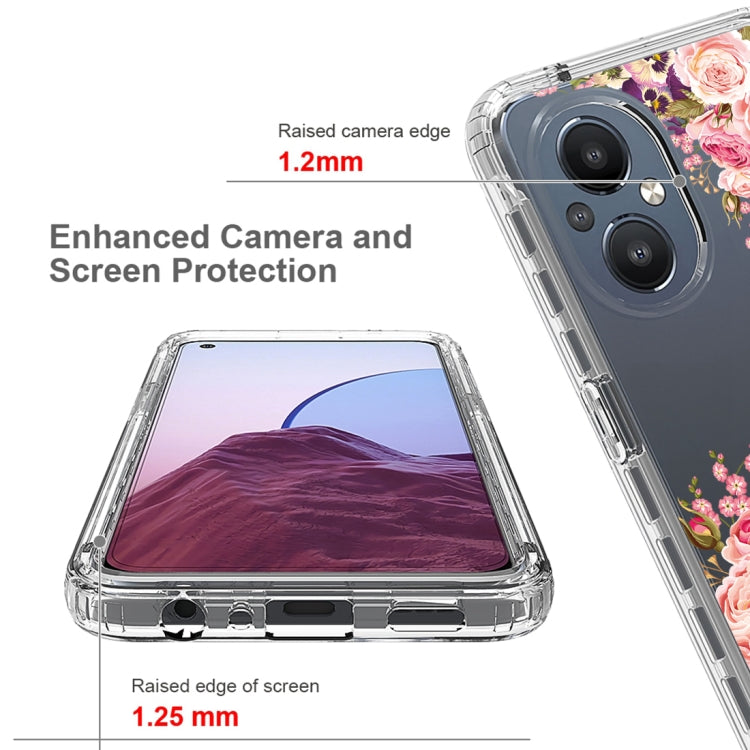 For OnePlus Nord N20 5G PC+TPU Transparent Painted Phone Case
