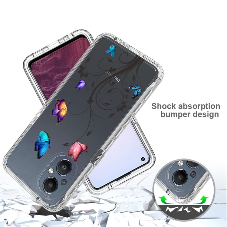 For OnePlus Nord N20 5G PC+TPU Transparent Painted Phone Case