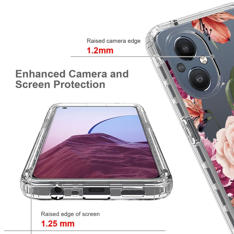 For OnePlus Nord N20 5G PC+TPU Transparent Painted Phone Case