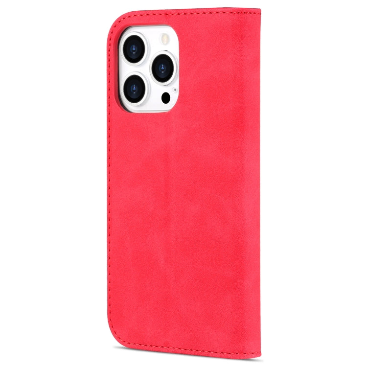 For iPhone 14 Pro AZNS Skin Feel Calf Texture Horizontal Flip Leather Case