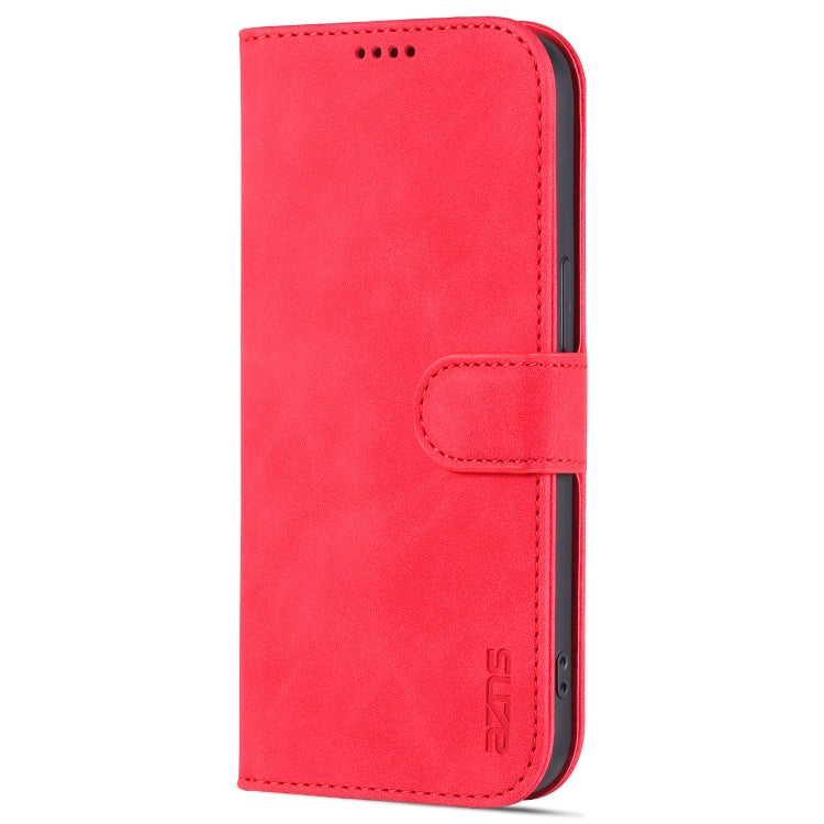 For iPhone 14 Pro Max AZNS Skin Feel Calf Texture Horizontal Flip Leather Case