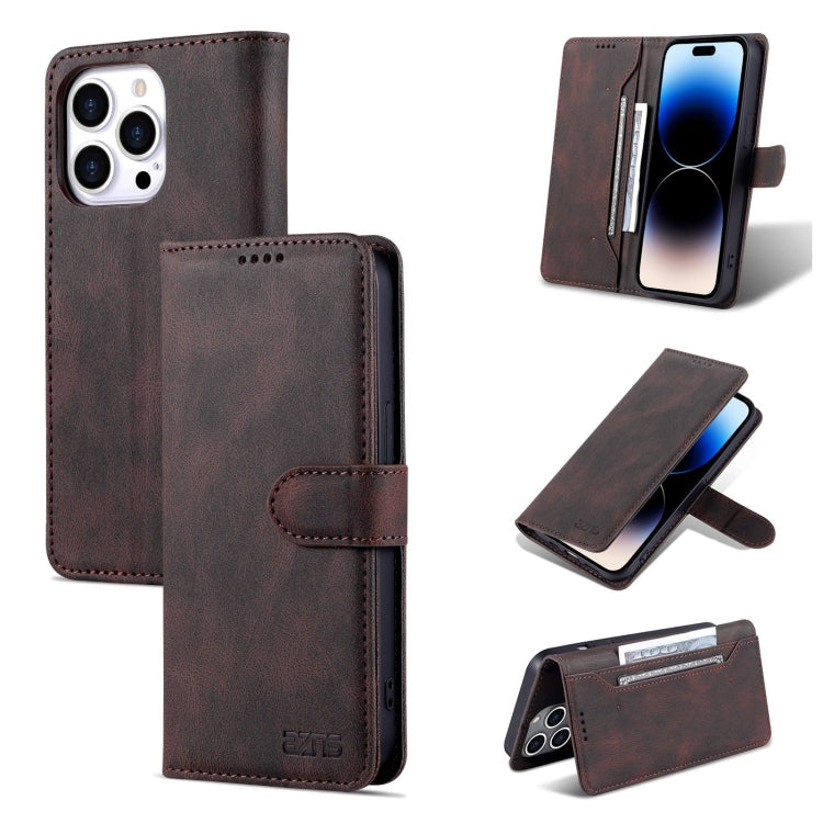 For iPhone 14 Pro Max AZNS Dream Second Generation Skin Feel PU+TPU Horizontal Flip Leather Phone Case