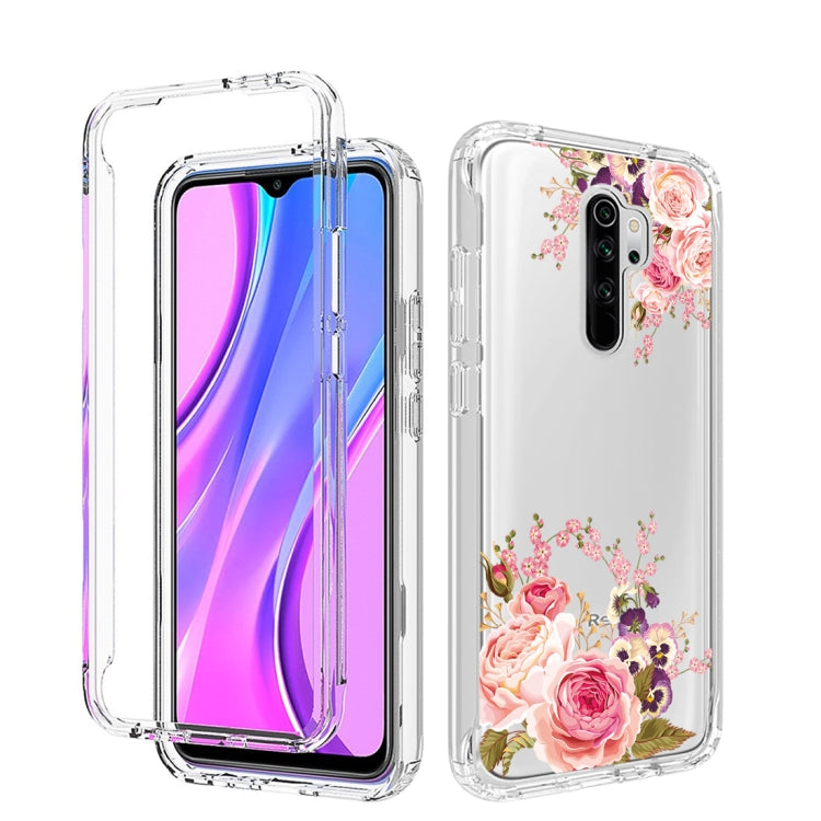 For Xiaomi Redmi 9 PC+TPU Transparent Painted Phone Case