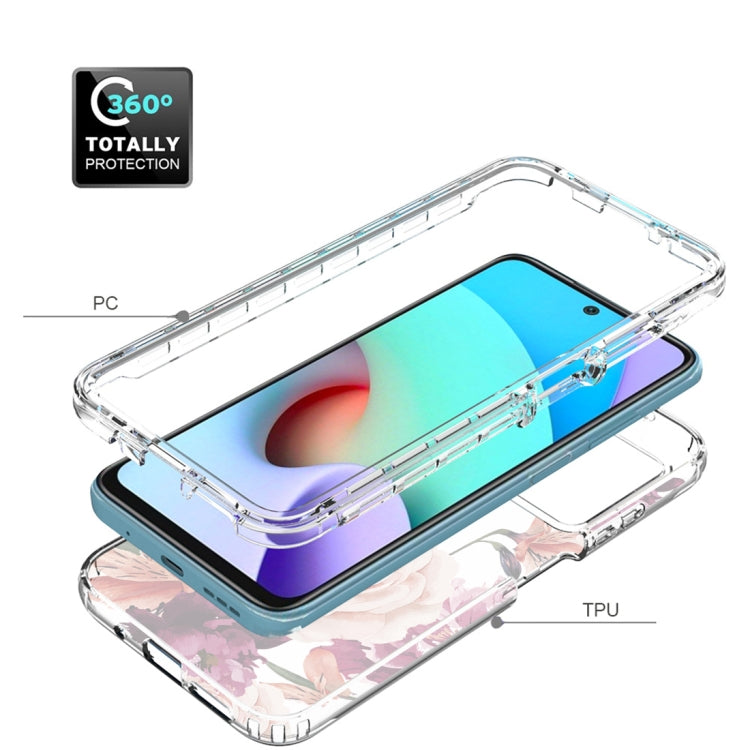 For Xiaomi Redmi 10 PC+TPU Transparent Painted Phone Case