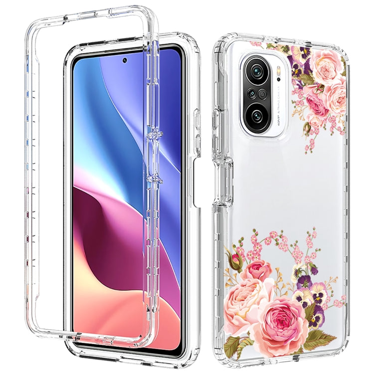 For Xiaomi Redmi K40 PC+TPU Transparent Painted Phone Case