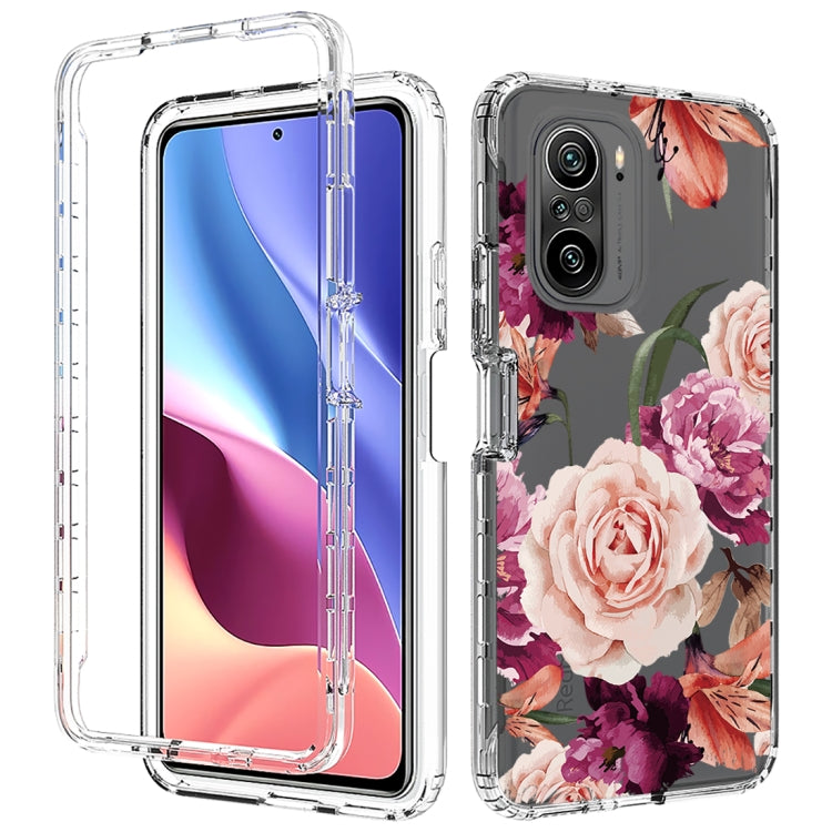 For Xiaomi Redmi K40 PC+TPU Transparent Painted Phone Case