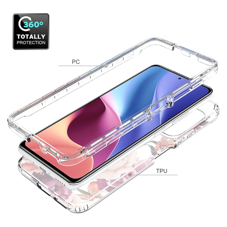 For Xiaomi Redmi K40 PC+TPU Transparent Painted Phone Case
