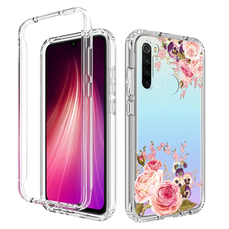 For Xiaomi Redmi Note 8 PC+TPU Transparent Painted Phone Case