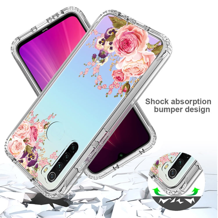 For Xiaomi Redmi Note 8 PC+TPU Transparent Painted Phone Case